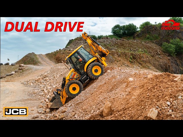 JCB - The New Dual Drive System Changes the Game -  BackhoeLoader (subtitles)