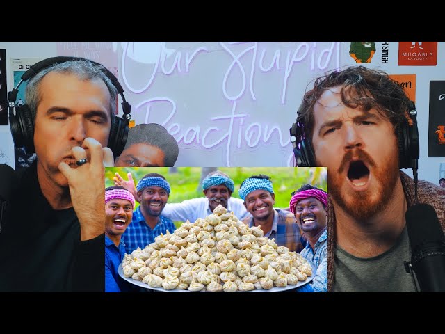 CHICKEN MOMOS | Steamed Momos Recipe Cooking in Village | Delicious Street Food Snack REACTION!!