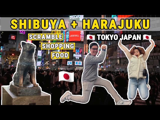 SHIBUYA CROSSING + HARAJUKU SHOPPING: TOKYO'S TRENDY AND FASHIONABLE NEIGHBORHOODS | JAPAN VLOG