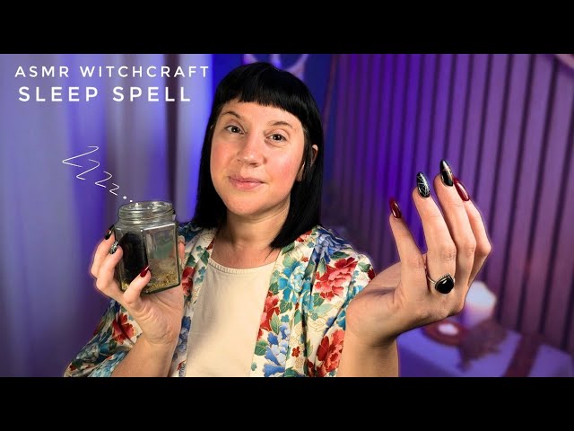 ASMR WITCHCRAFT✨ Casting a Sleep Spell💤 (in my pyjamas) #ASMRReiki  #asmr #sleep #witchcraft #spell