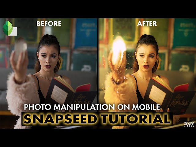 Photo Manipulation Light Effect on Mobile | SNAPSEED TUTORIAL | Android | iPhone