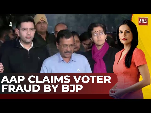 Delhi Election 2025: Hours Before Delhi Votes, AAP Reaches EC, Claims Voter Fraud By BJP