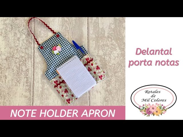 #113 Apron Note Holder