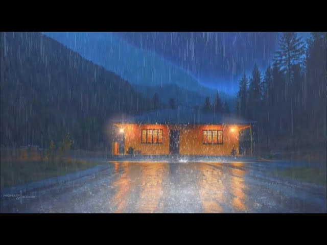 🔴NATURAL RAIN for Sleep & Relaxing & Studying | Rain sound for sleeping