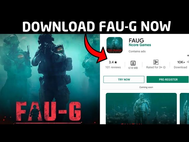 FAUG GAME FROM PLAYSTORE | FAU-G FULL DETAILS