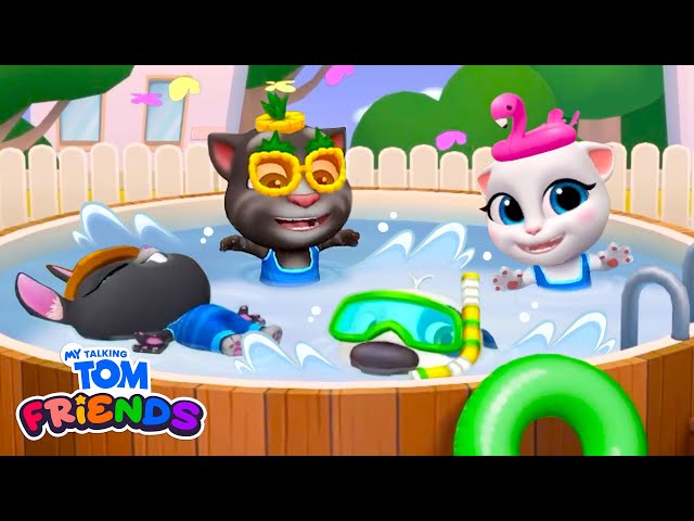 Summer Pool Party! 🥳 NEW My Talking Tom Friends Gameplay