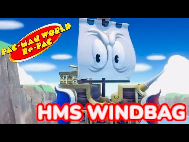 PAC-MAN WORLD RE-PAC - PIRATE AREA BOSS BATTLE ( WINDBAG )