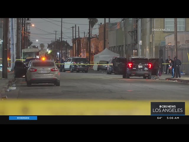 Man fatally shot in Downtown L.A.; Investigation underway