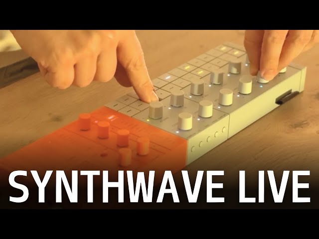 Yamaha SEQTRAK | Synthwave Live Beat