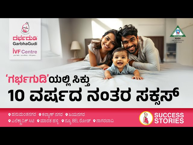 ಗರ್ಭಗುಡಿಯಲ್ಲಿ ಸಿಕ್ತು 10 ವರ್ಷದ ನಂತರ ಸಕ್ಸಸ್‌| Pregnancy Success After 10 Years | GarbhaGudi IVF Centre