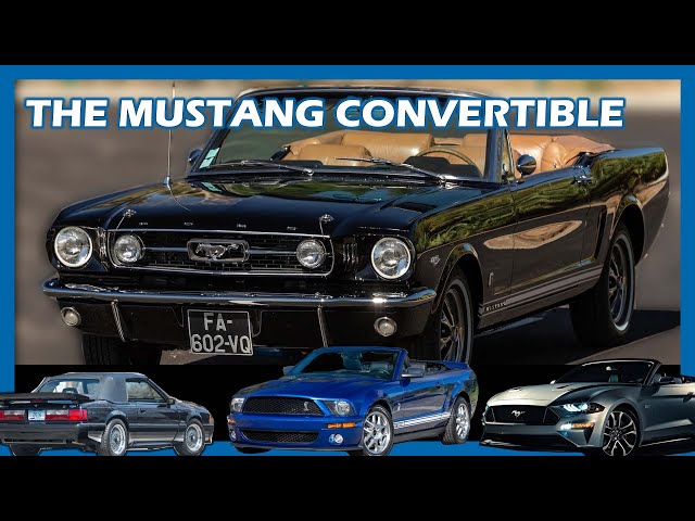 The First Mustang Was a Convertible!? (Mustang Convertible History)