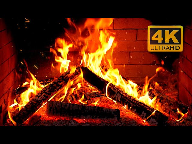 🔥 Fireplace 4K. Cozy Winter