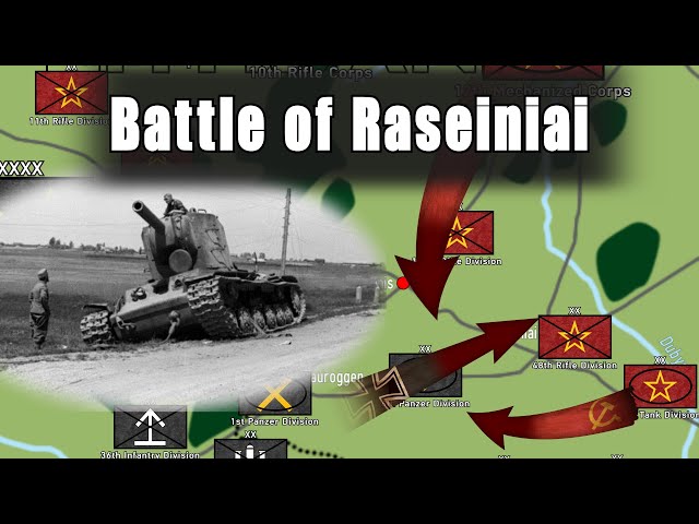 Battle of Raseiniai June 1941 Operation Barbarossa