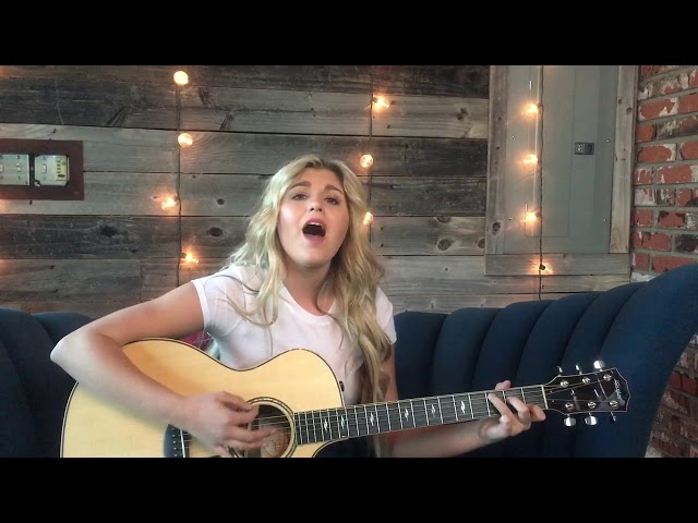 Brennley Brown sings live Original song "fighter like you"