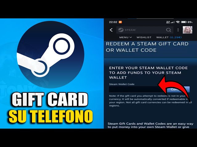 How to redeem a steam gift card or wallet code on phone | TUTORIAL