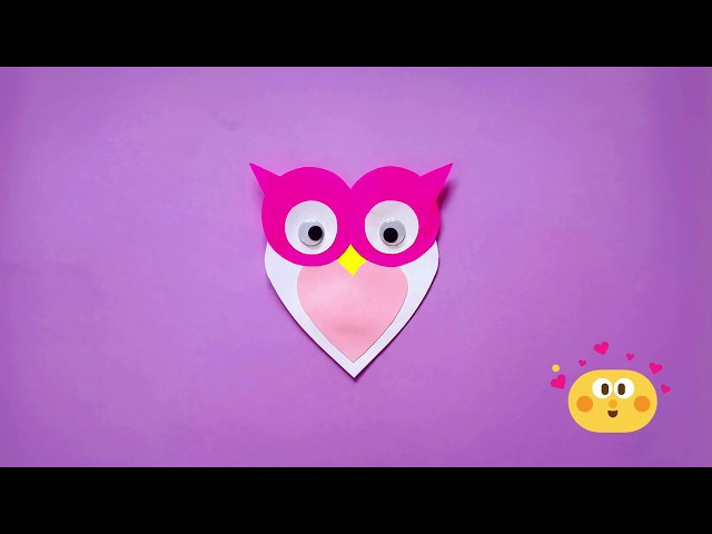 Origami Paper Owl Crafts Idea - Very Easy 3D DIY Paper Crafts