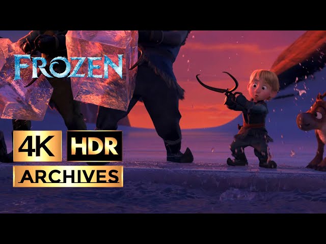 Frozen [ 4K - HDR ] - The Frozen Heart, Ice Worker's Song (2013)