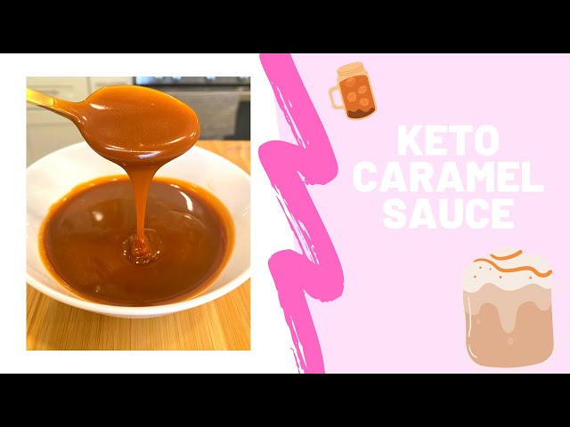 Most Amazing Keto Caramel Sauce ( Starbucks Caramel Drizzle Inspired)