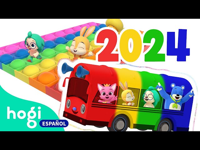 Feliz Año Nuevo 2024 | Celebremos el Año Nuevo | Canciones Infantiles | Hogi en español