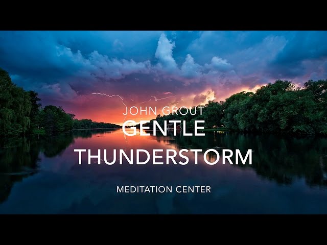 NATURE SOUNDS: Relaxing Nature Sound Of Gentle Thunderstorm (No Music)