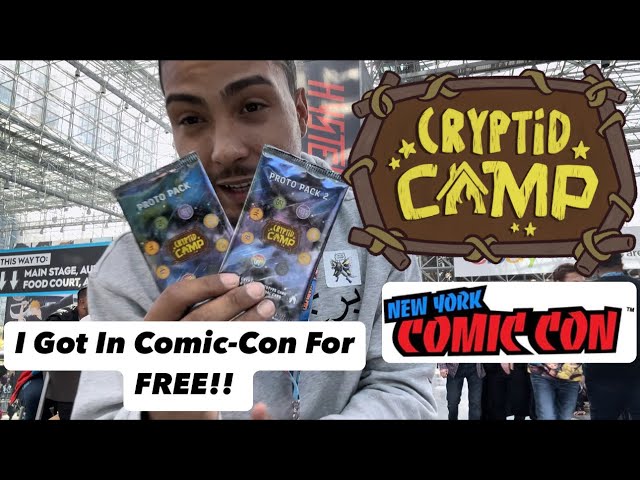 NEW YORK COMIC-CON 2024 SUNDAY, Special Invite From Cryptid Camp TCG