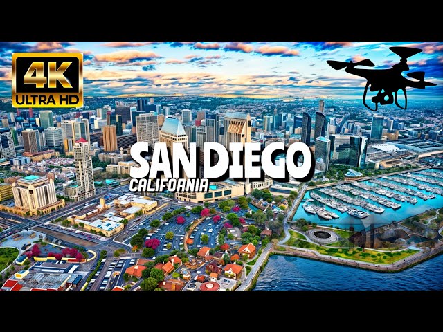 San Diego, California In 4K By Drone - Amazing View Of San Diego, California