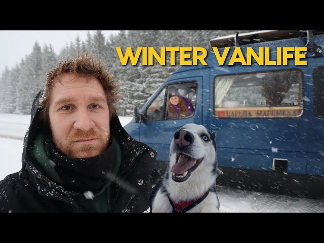 Winter Camping in eisigen Temperaturen | VANLIFE Schottland