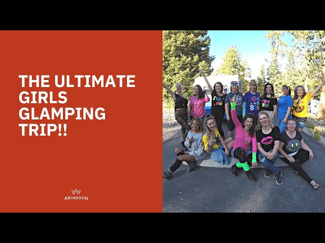 GIRLS GLAMPING TRIP IN LAS VEGAS!!