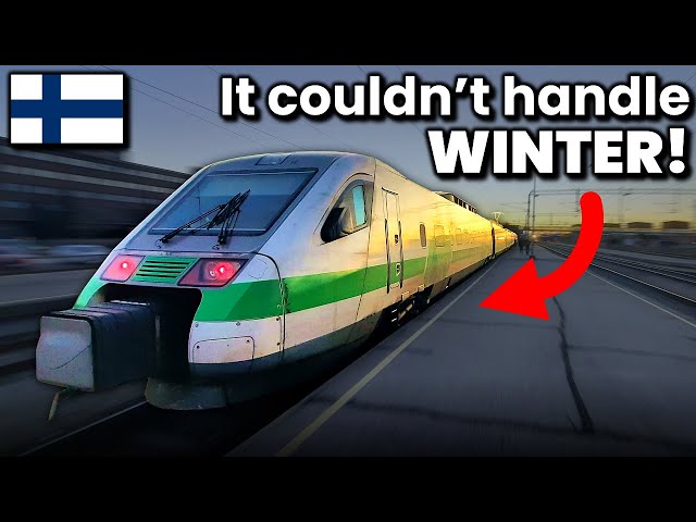 I tried First Class on Finland’s TILTING high-speed train...