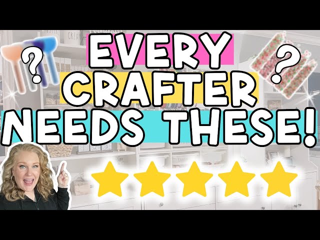 ✨MUST HAVE Craft Tools & Supplies to UPGRADE your DIY GAME in 2025! Take your crafts to a new level!