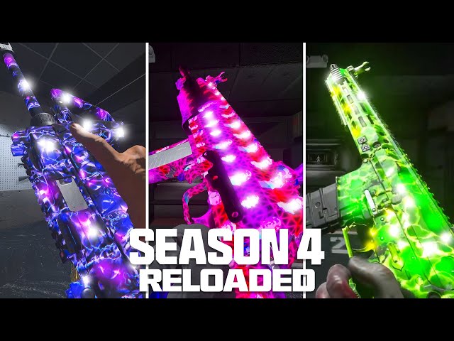 How To Unlock ALL 20+ Animated Camos in Season 4 Reloaded! (EARLY CAMO GAMEPLAY) - Modern Warfare 3