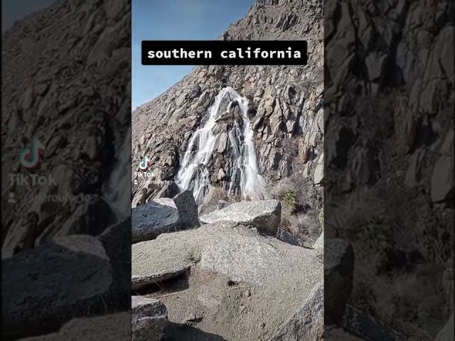 A look down Bakersfield waterfalls