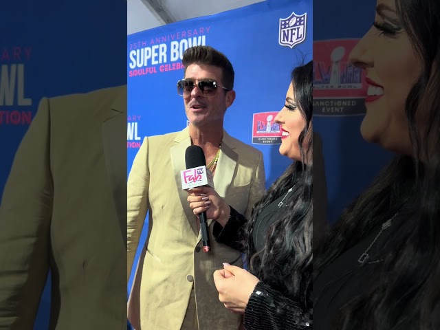 Robin Thicke: 25th Anniversary Super Bowl Soulful Celebration