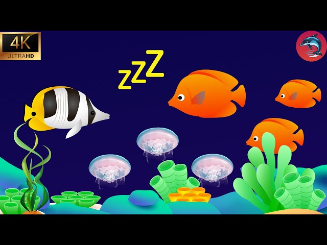 Enjoy The Best Lullaby Fish Animation Video for Babies with soft baby lullaby music #Baby#lullaby