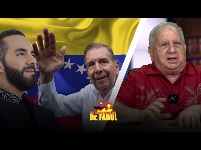 Dr. Fadul dice: "Bukele llevará a González Urrutia a Venezuela"