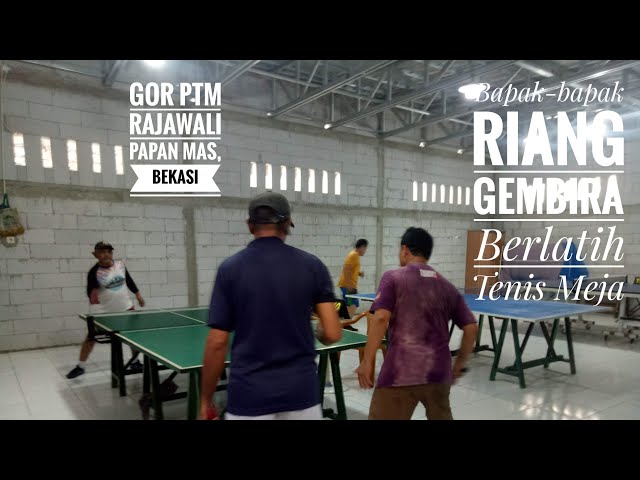 Bapak-bapak Riang Gembira Berlatih Tenis Meja @bsptop1536