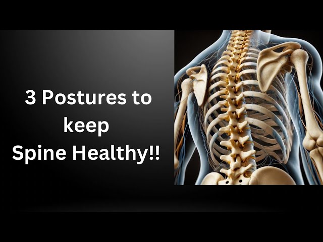 3 Postures to keep spine healthy.#spine #stretchforspine#alignment#yogapose#Healthyspine