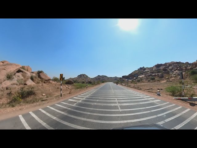 Bangalore to Mantralayam High way in 360° Video