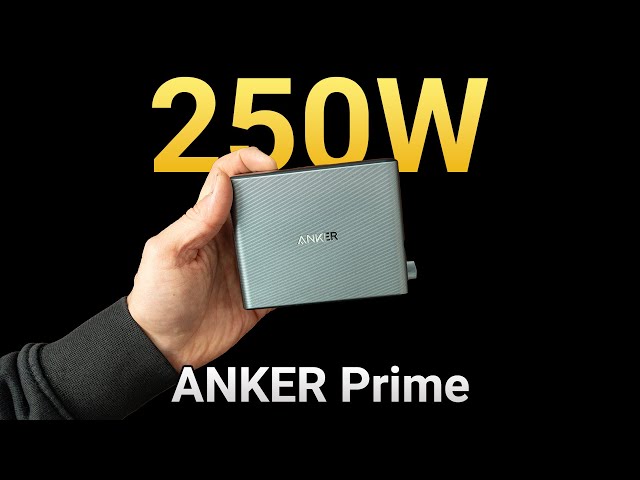 The only charger I use to charge everything! ANKER Prime 250W USB-C charger