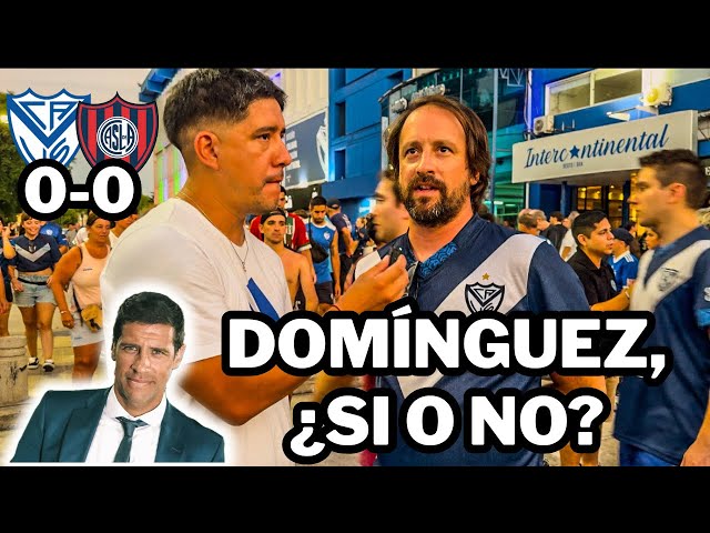 VÉLEZ 0 - 0 SAN LORENZO | REACCIÓN CON LOS HINCHAS