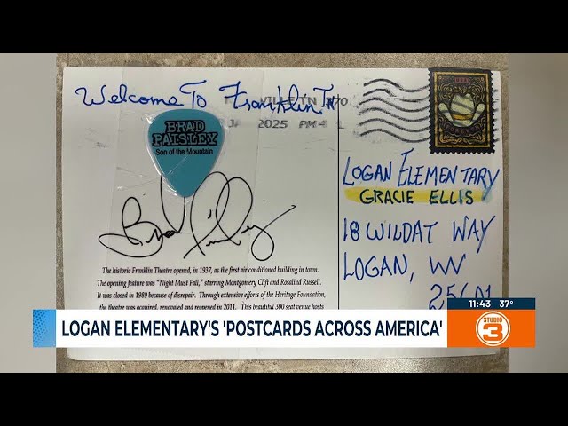 Logan Elementary's 'Postcards Across America'