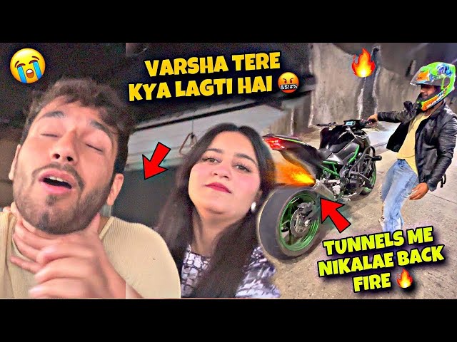 Zeenat Ne Gala Ghoot Dia Mera 😭 | Tunnels Ma Nikaale Back fire apni z900 se 🔥 | crazy ride in z900 🔥