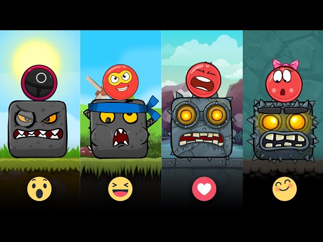 Red Ball 4, Bounce Ball 5, Red Ball Hero, Angry Balls, Om Nom, Talking Tom