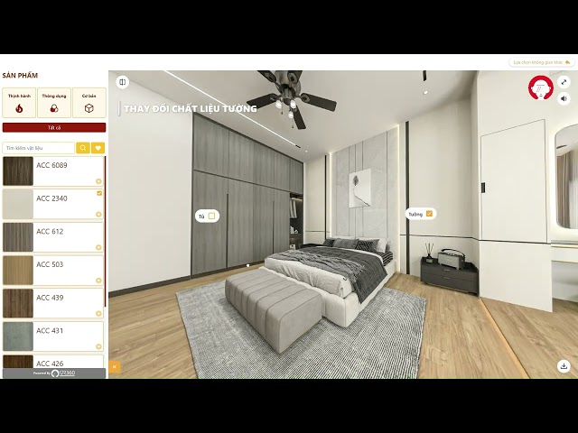 Phòng mô phỏng vật liệu Roomzify — Kỷ nguyên mới trong trưng bày sản phẩm