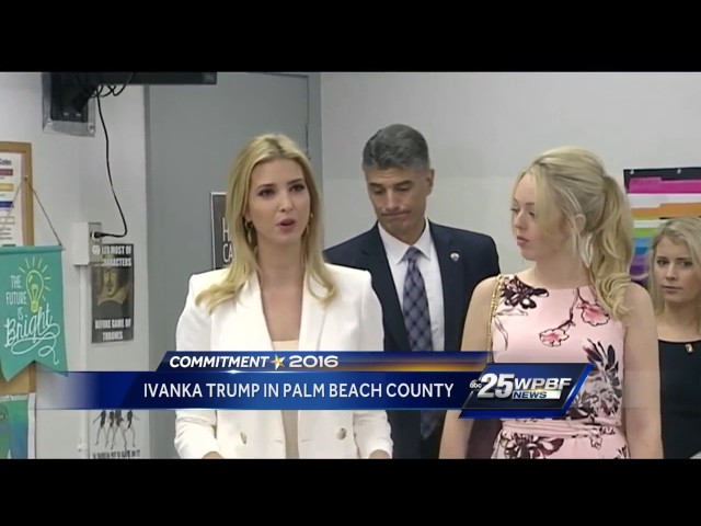 Ivanka Trump campaigns in Palm Beach County