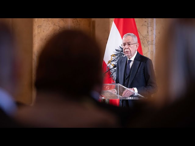 Federal President Van der Bellen:  “What we need is hope and determination”