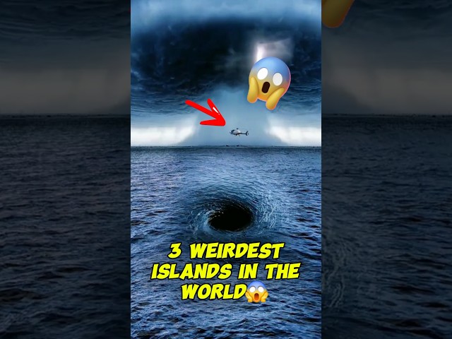 3 Weirdest Islands in the World!🏝️🤯 No. 3 is super shocking!😱 #shorts #islands #weird