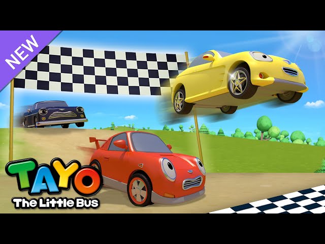 The Fastest Racing Car🏎️ | Tayo Race Car Songs for Kids | Nursery Rhymes | Tayo the Little Bus