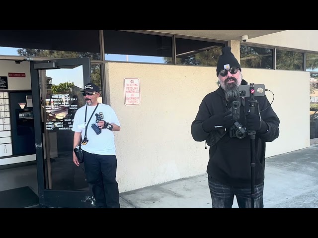 Encounter with "First Amendment Auditors" at the Lake Forest Post Office.