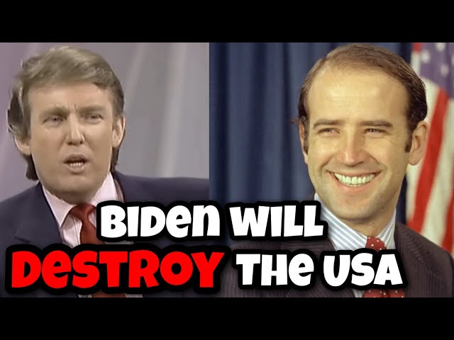 Trump's 1988 Prediction About Biden Will Leave You SPEECHLESS!